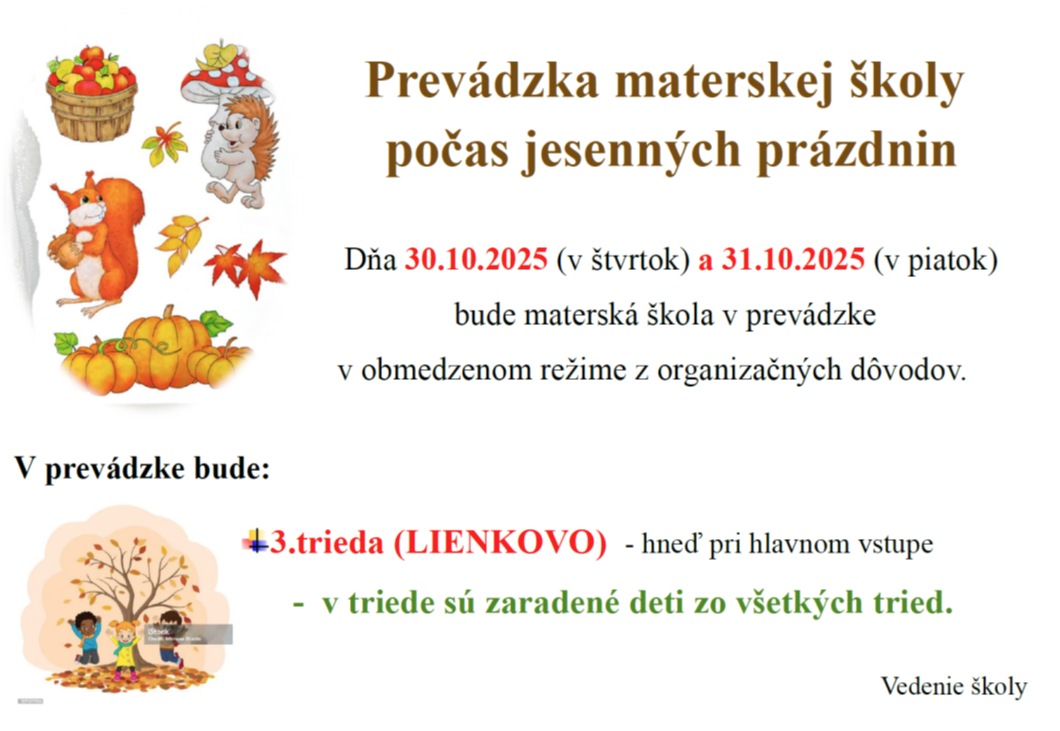 Jesenné prázdniny - Obrázok 1