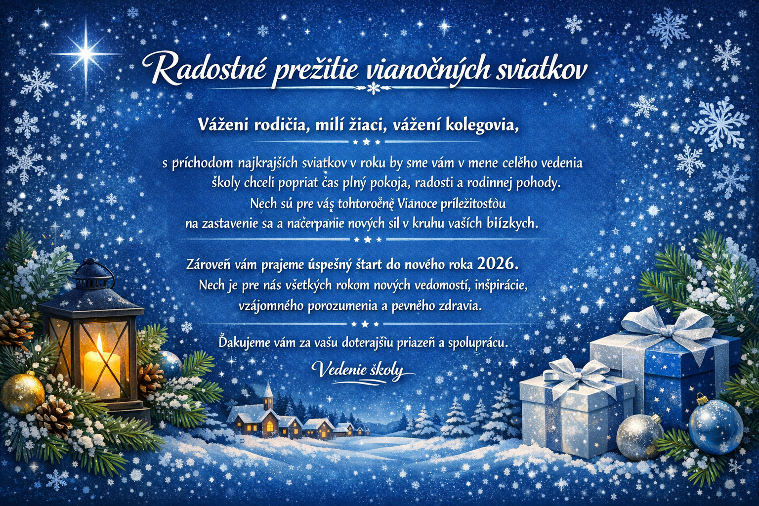 Vianočné prianie - Obrázok 1