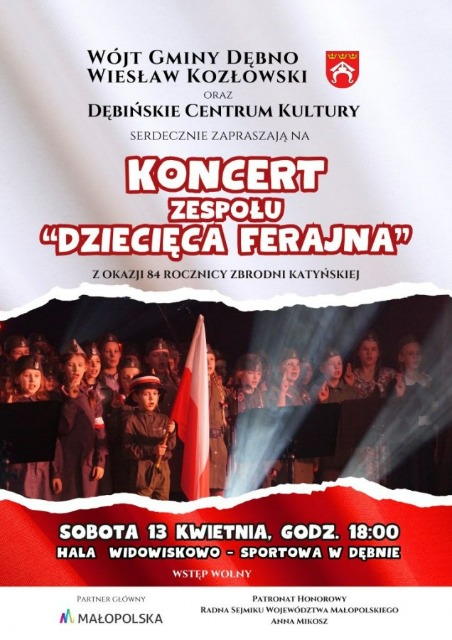 Wyjątkowy patriotyczny koncert zespołu “Dziecięca Ferajna” w Dębnie - Obrazek 1