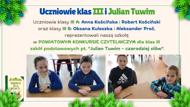 "Julian Tuwim - czarodziej słów" - Obrazek 1
