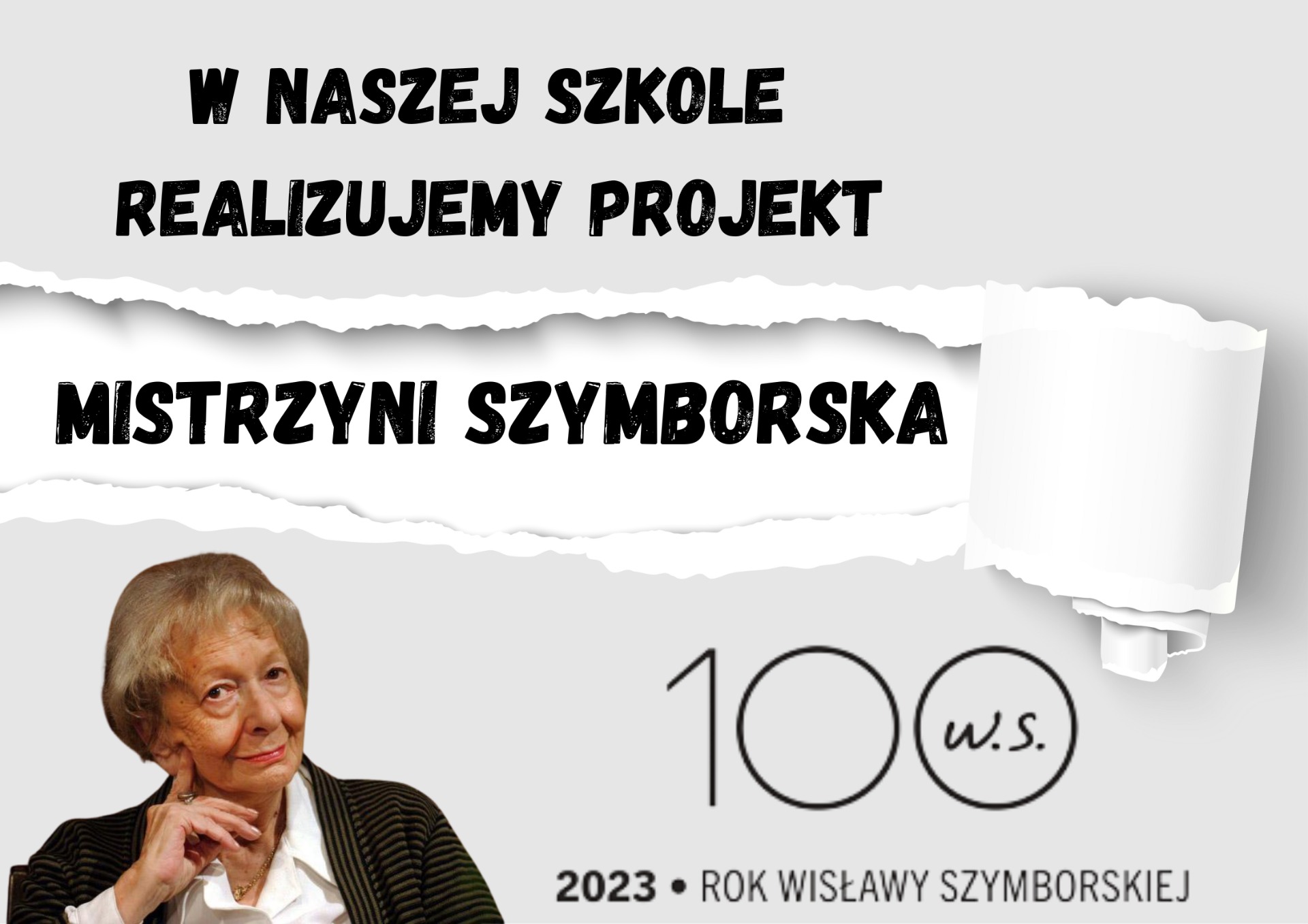 Ogólnopolski Projekt „Mistrzyni Szymborska” - Obrazek 1