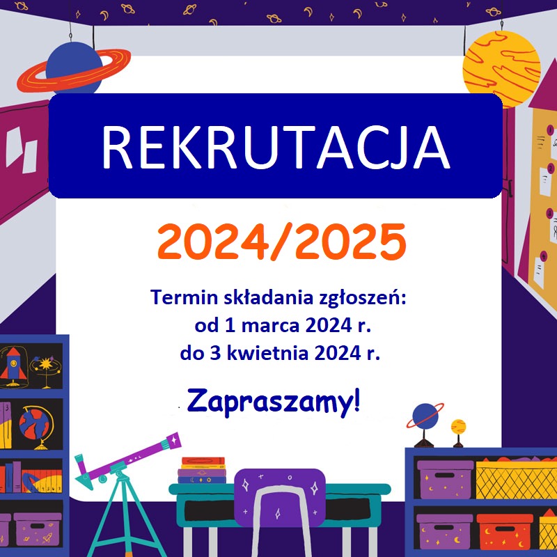 Rekrutacja na rok szkolny 2024/2025 - Obrazek 1