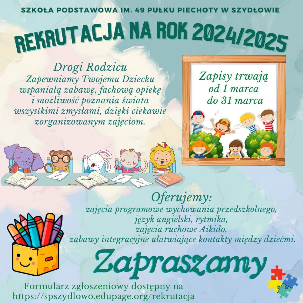 Rekrutacja na rok 2024/2025 - Obrazek 1