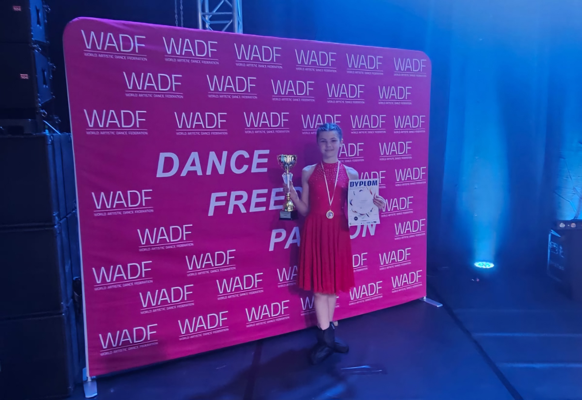 Nela Nawrocka – Mistrzynią Polski i Zwyciężczynią Zawodów Pucharu Polski WADF  (World Artistic Dance Federation) - Obrazek 1