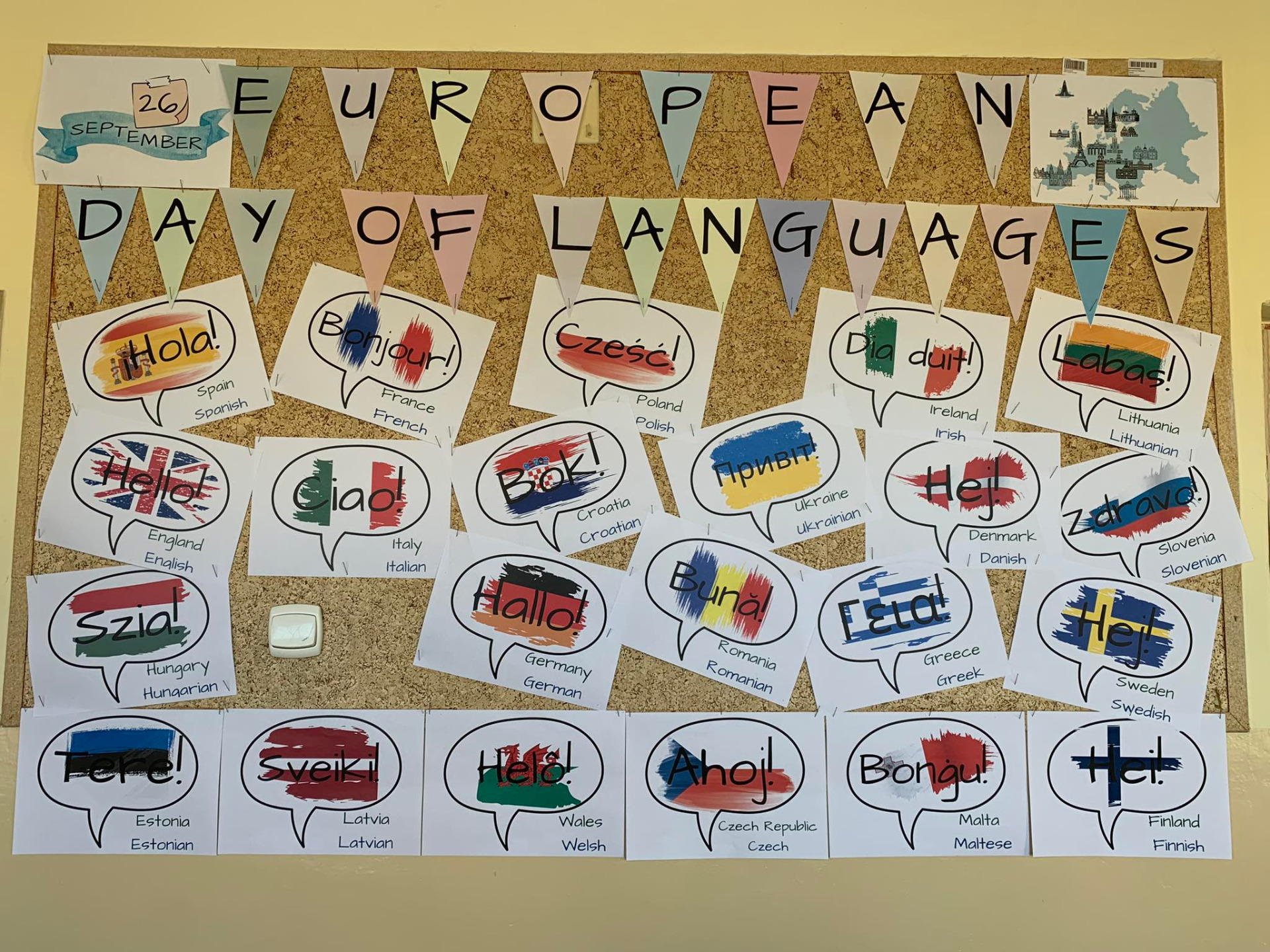 26 września - Europejski Dzień Języków Obcych w naszej szkole - Obrazek 1