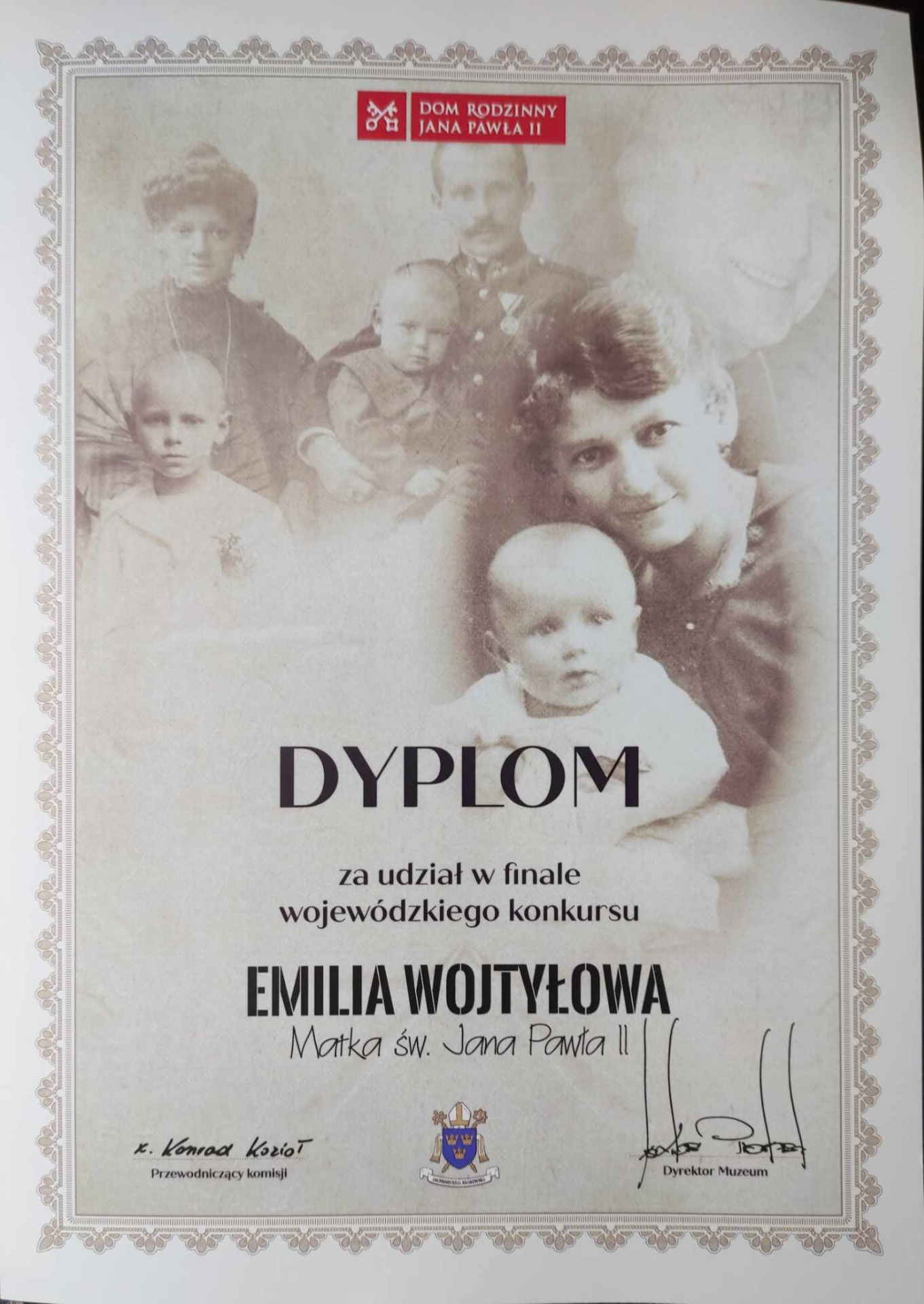 Konkurs "Emilia Wojtyłowa. Matka św. Jana Pawła II" - Obrazek 1