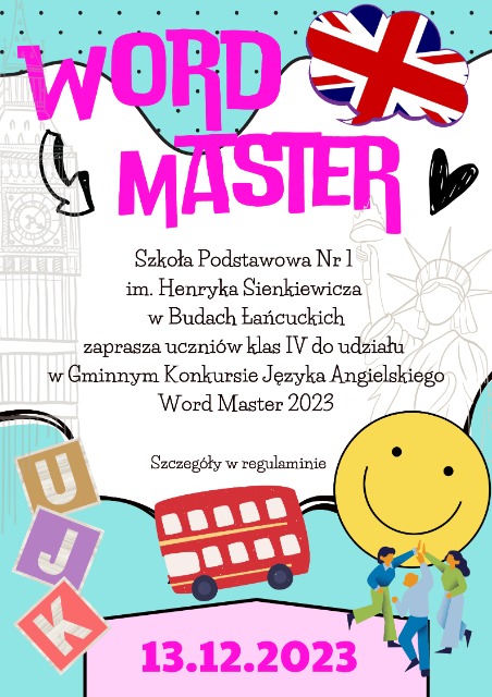 Word Master 2023 - Zapraszamy do udziału w konkursie! - Obrazek 1