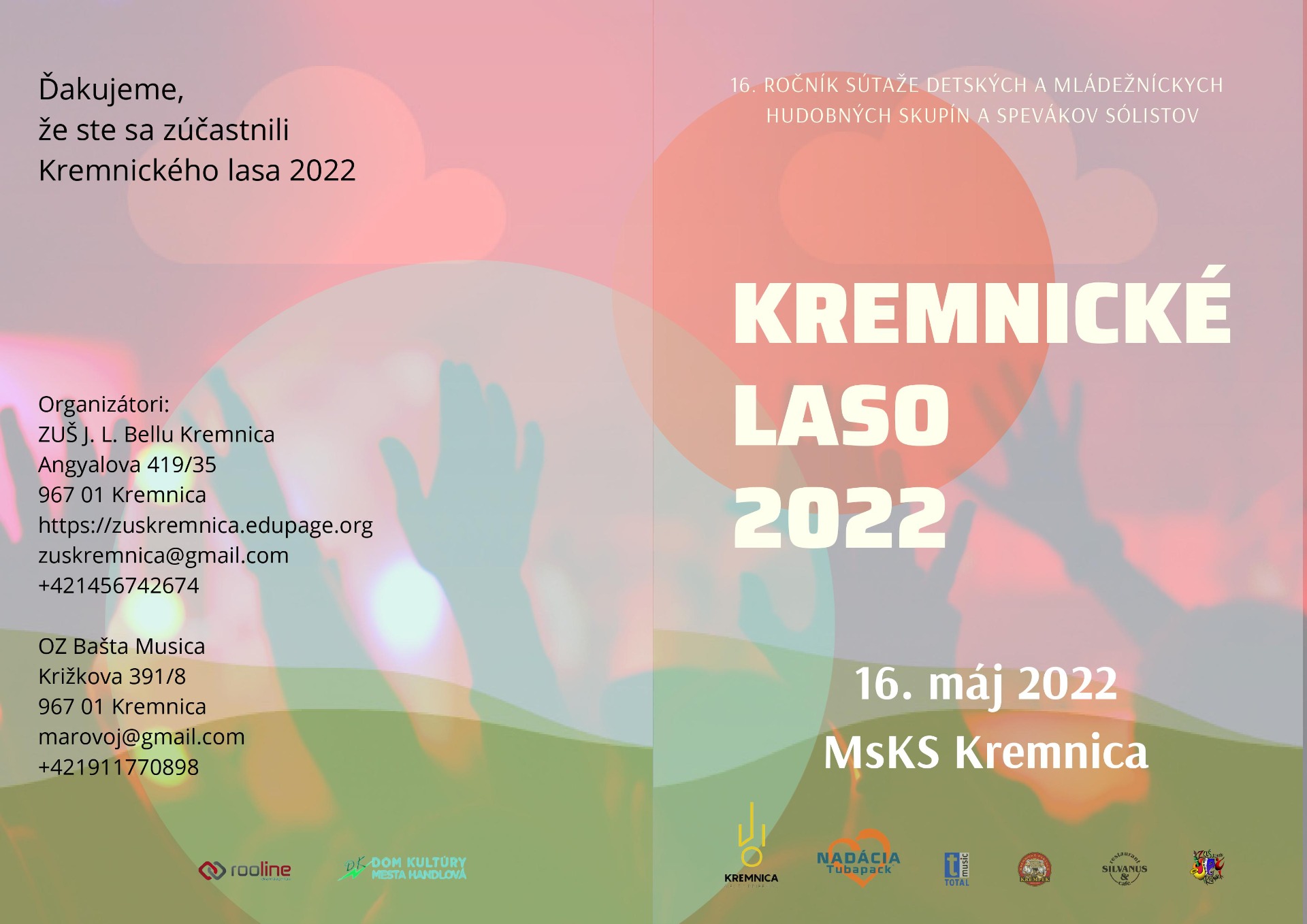 Online Kremnické Laso 2022 dnes 16.mája - Obrázok 1