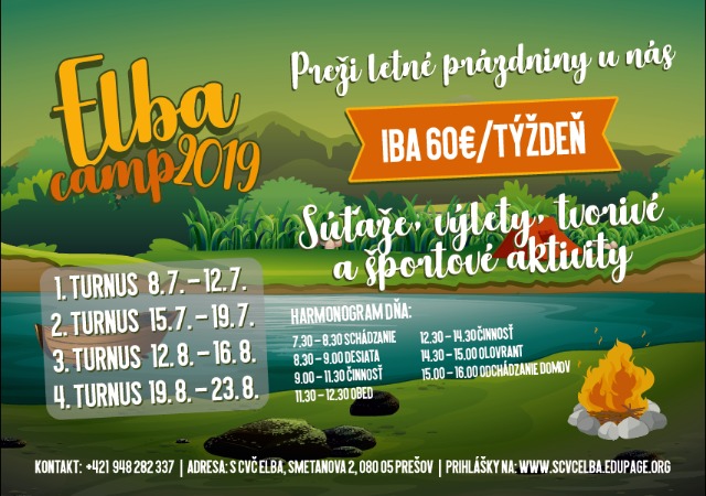 Letný ELBAcamp 2019 - Obrázok 1