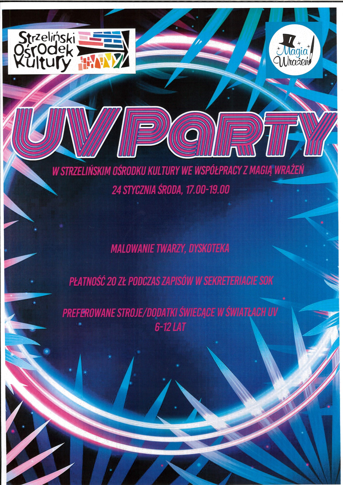 UV Party w Strzelińskim Ośrodku Kultury - Obrazek 1