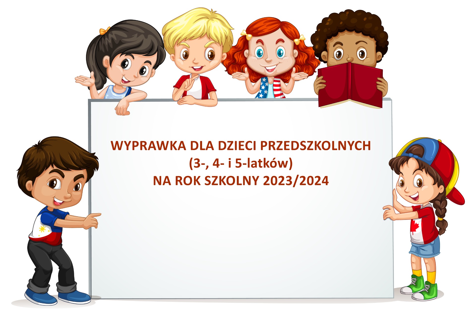 Wyprawka dla grup przedszkolnych (3-, 4-, i 5-latkowie) na rok szkolny 2023/2024 - Obrazek 1