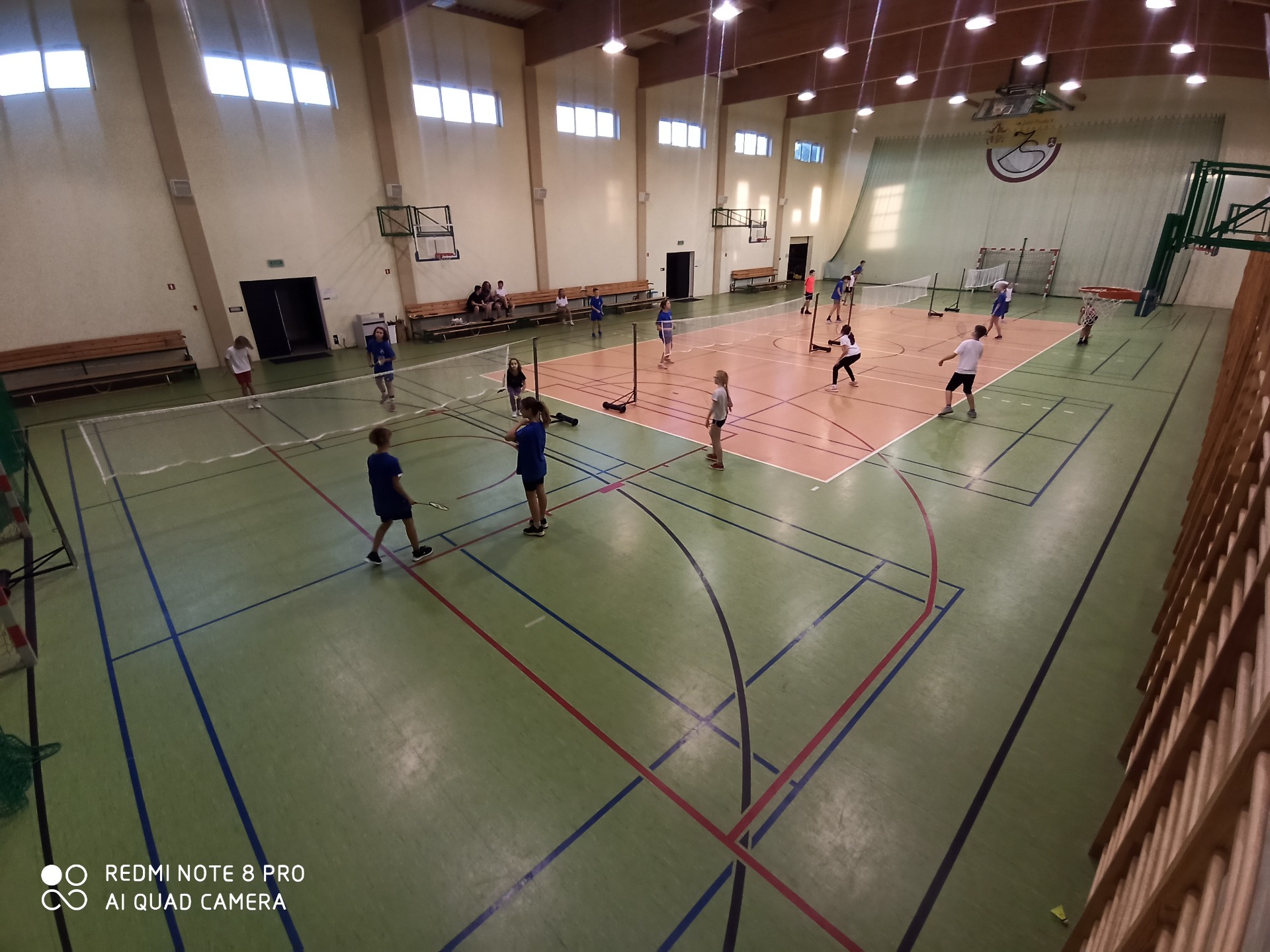 Treningi badmintona w Zespole Szkół w Zasutowie - UKS Zasutowo - Obrazek 1