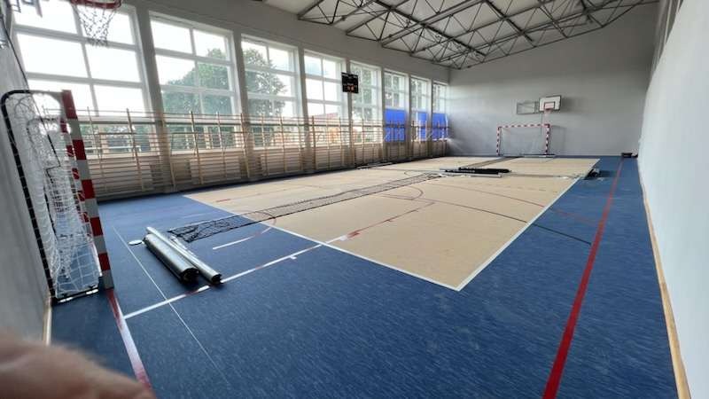 Sala gimnastyczna po remoncie
