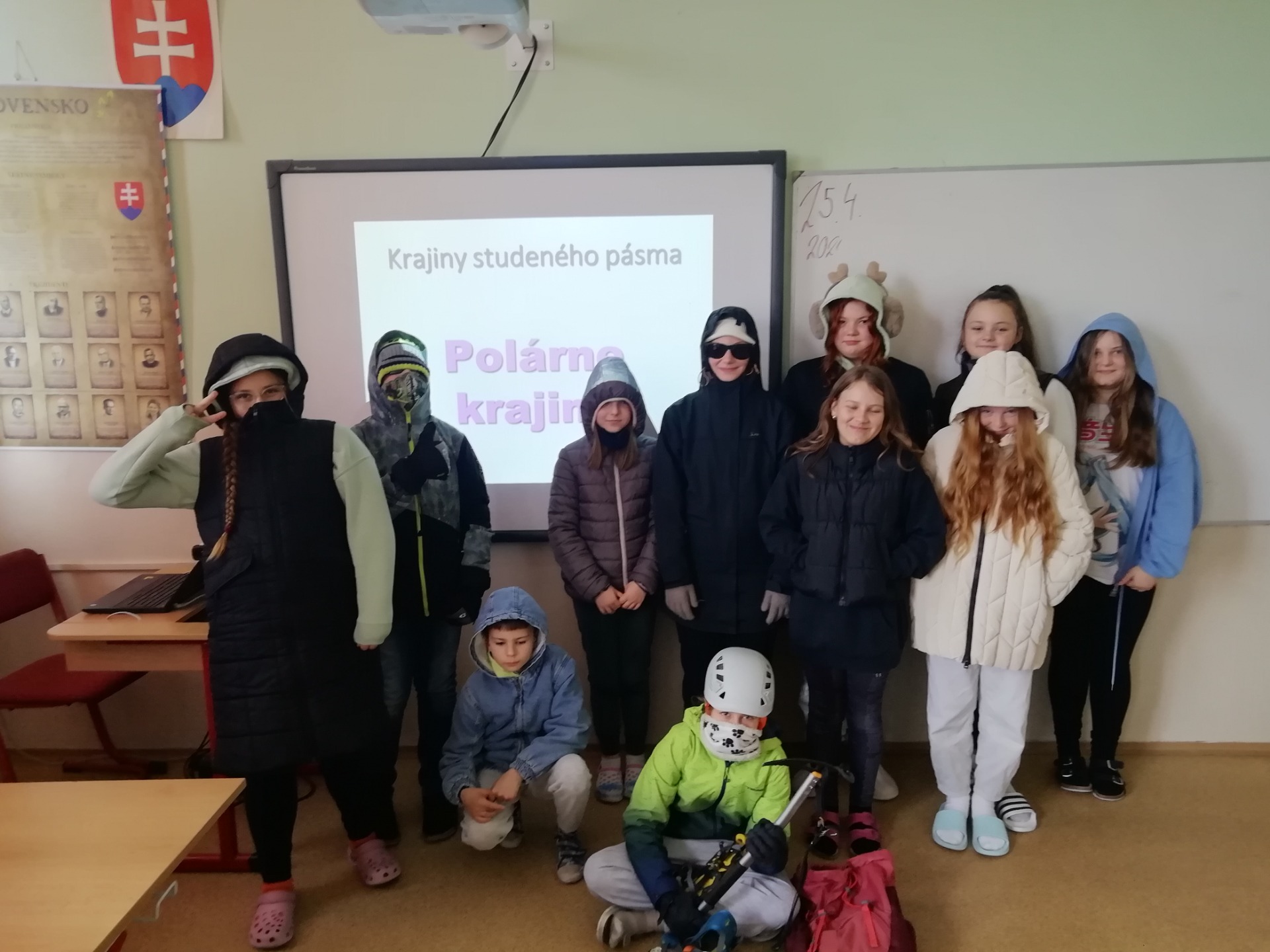5. ročník - Outfit detí k téme Polárne krajiny