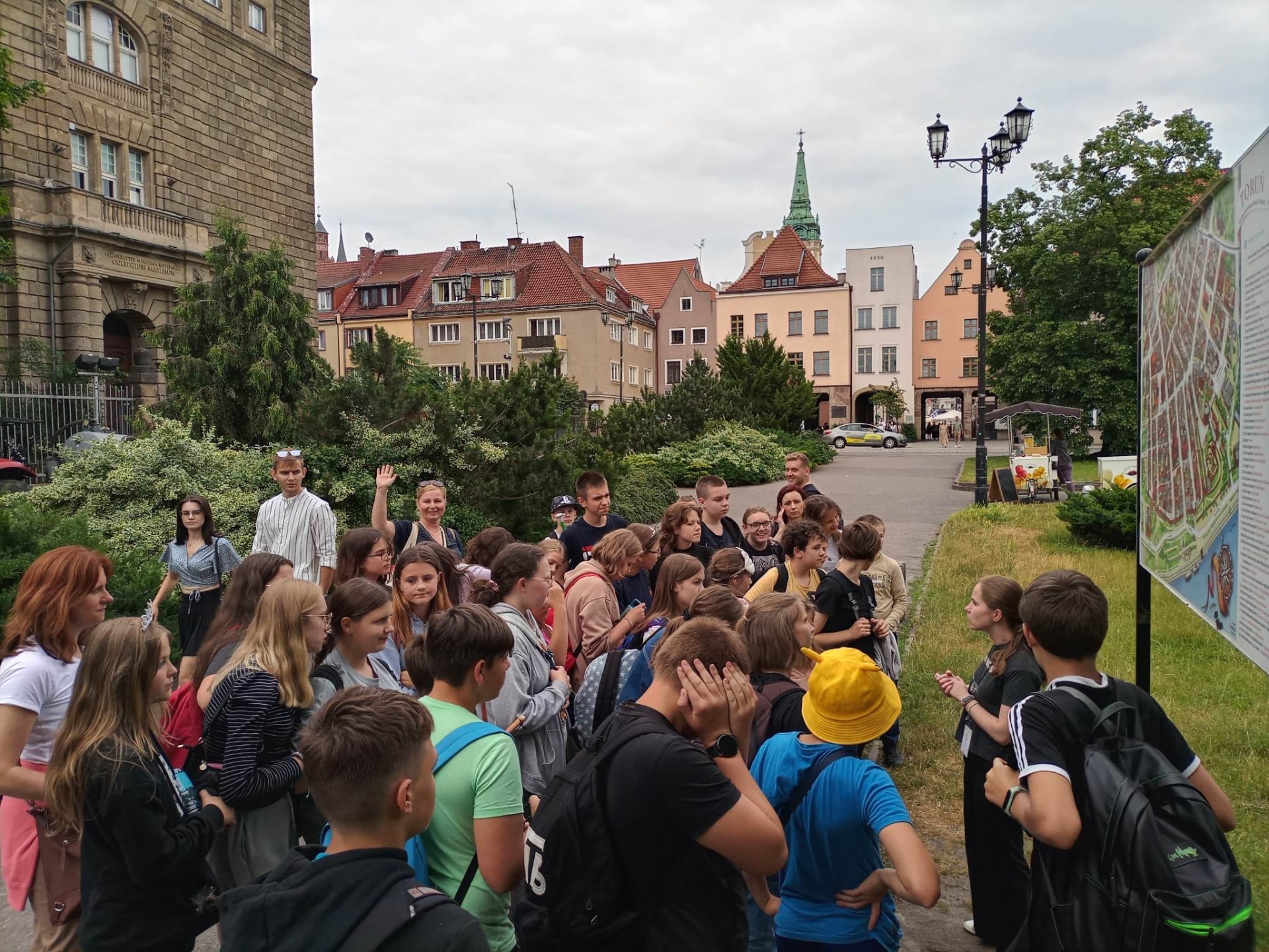 Uczniowie naszej szkoły na wycieczce w Toruniu
