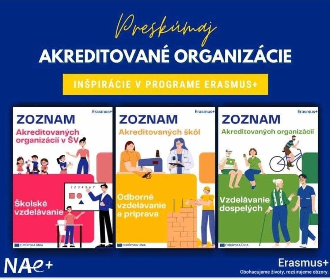 Akreditované organizácie Erasmusplus - Obrázok 1