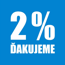 DARUJTE NÁM 2% z dane - Obrázok 1