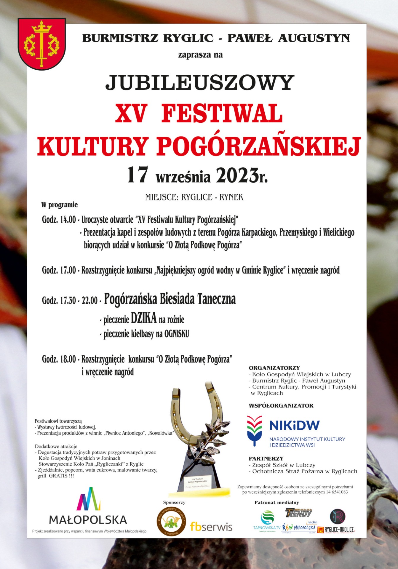 XV Festiwal Kultury Pogórzańskiej - Obrazek 1