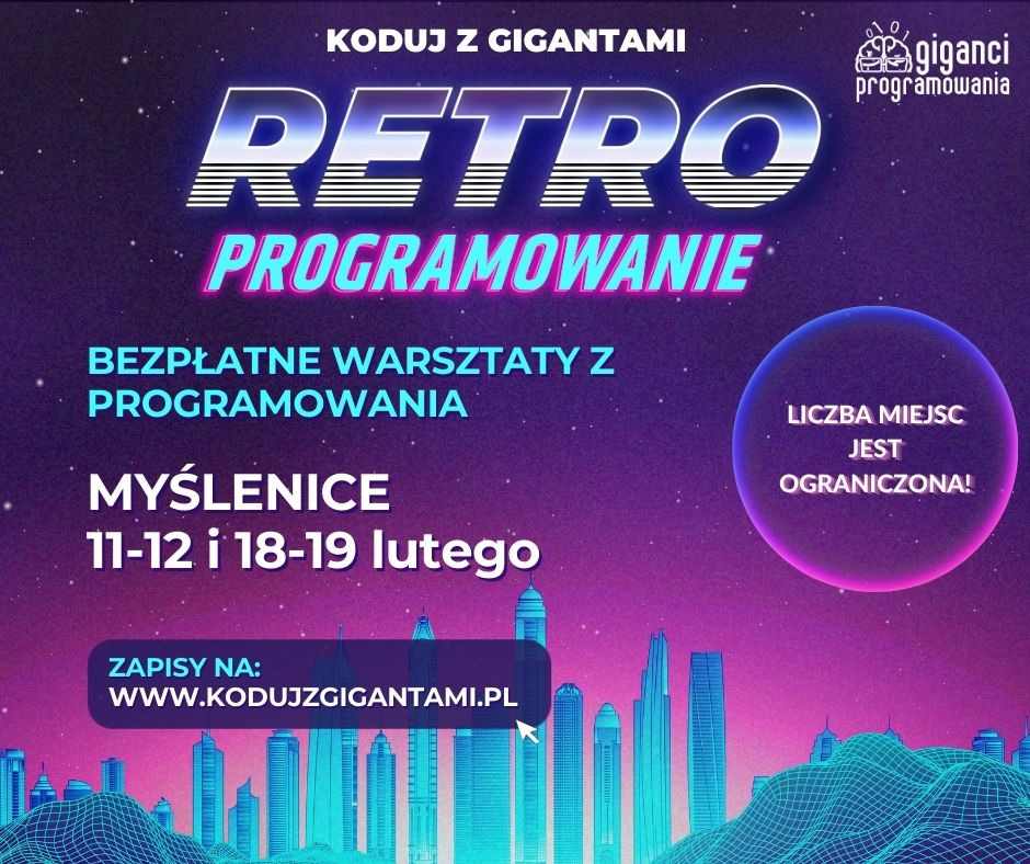 Plakat Retro Programowanie
