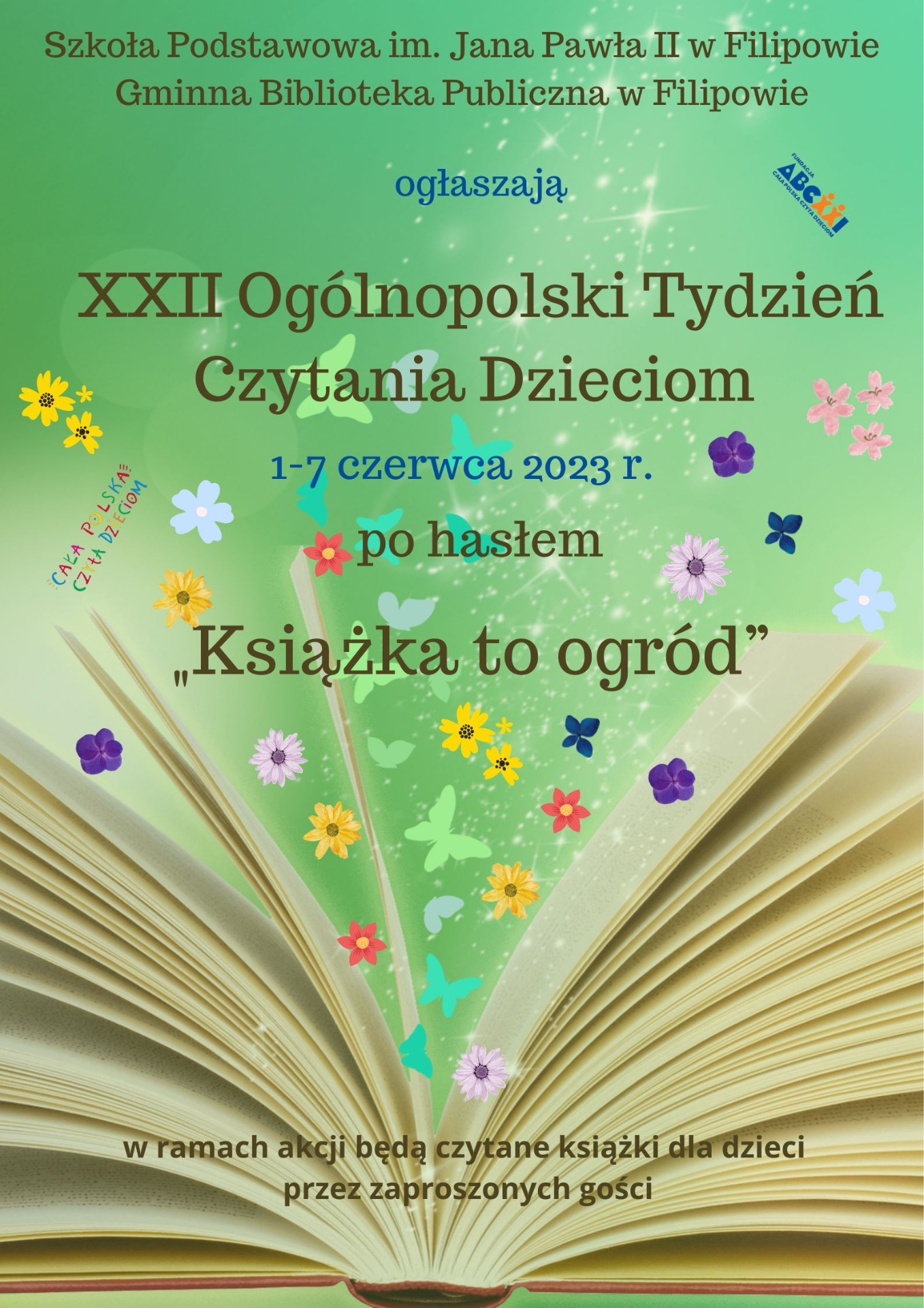 XXII Ogólnopolski Tydzień Czytania Dzieciom - Obrazek 1