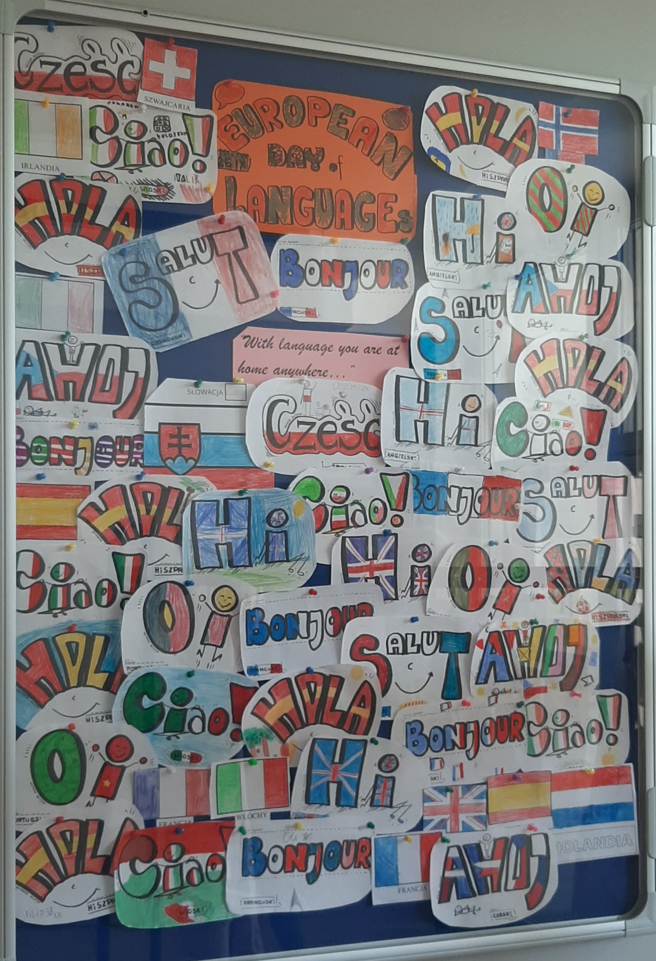 Prace dzieci 1-3 na Europejski dzień języków. - Obrazek 3