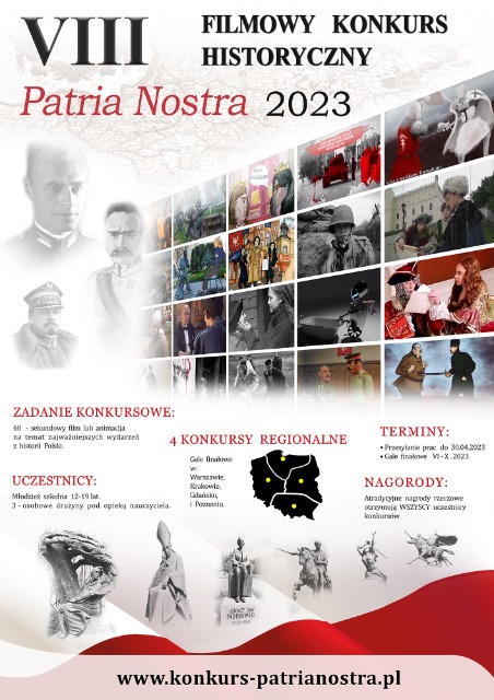 Zapraszamy do udziału w Konkursie Historycznym Patria Nostra - Obrazek 1