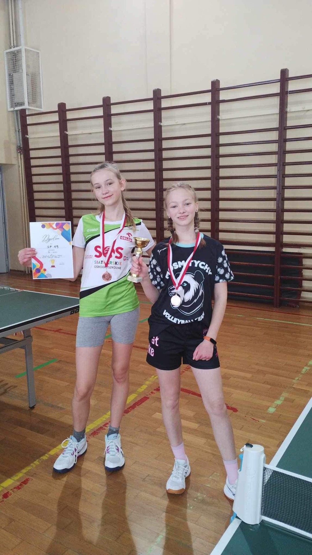 Igrzyska Młodzieży Szkolnej 
Amelia Strzępek i Amelia Chejduk