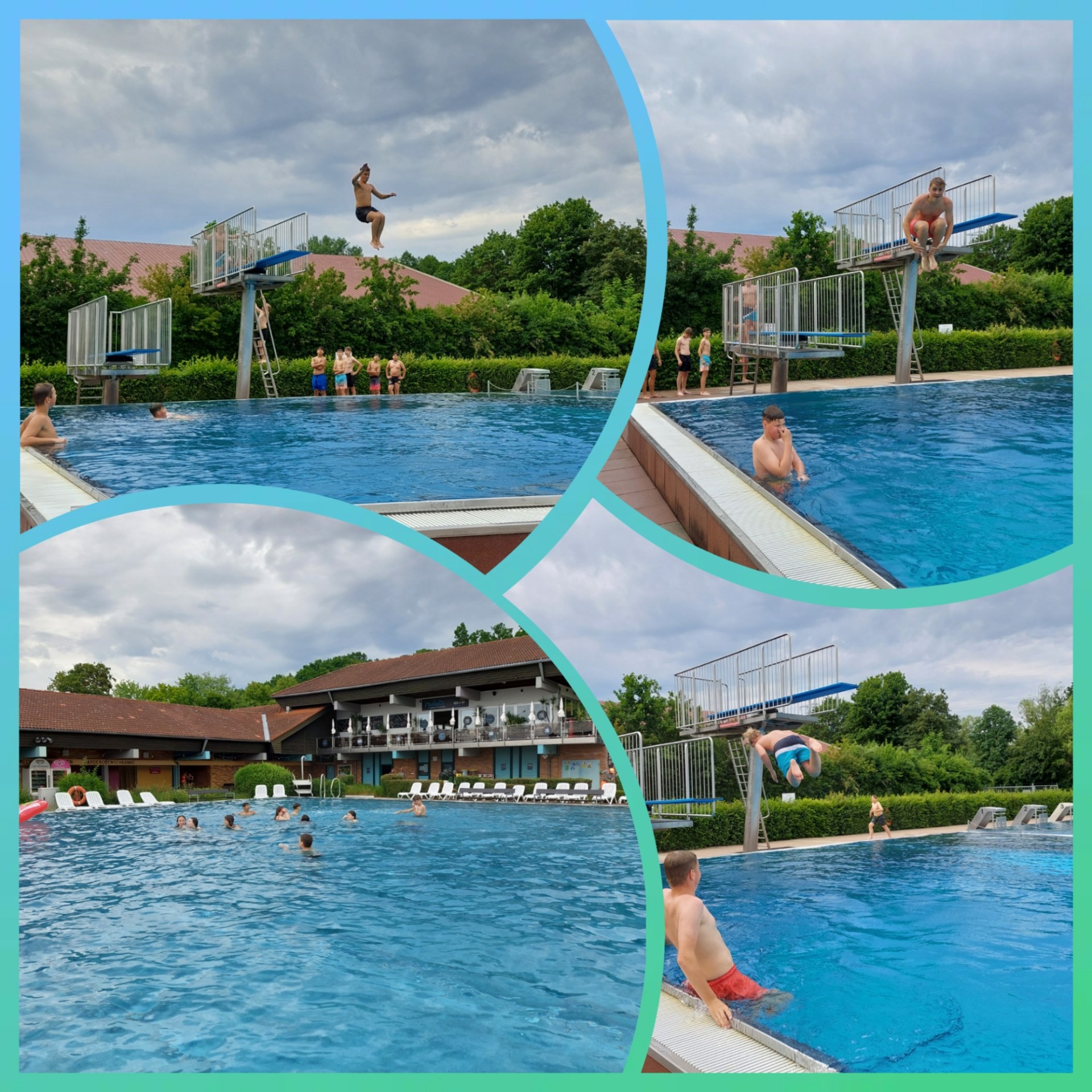 Schwimmbadbesuch der MS Zapfendorf in der Aquarena - Bild 1